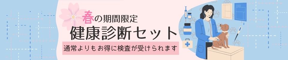通常よりもお得に検査が受けられる春の期間限定健康診断セットのお知らせ